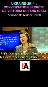 CONVERSATION SECRÈTE DE VICTORIA NULAND (USA) - ANALYSE DE MICHEL COLLON Pour commander le livre de Michel Collon : https://boutique.investigaction.net/fr/home/151-bon.html | Investig'Action