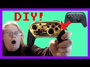 How To Clean a Nintendo Switch Pro Controller + CUSTOMIZE! (WORKS LIKE NEW) — Buchomb DIY TUTORIAL