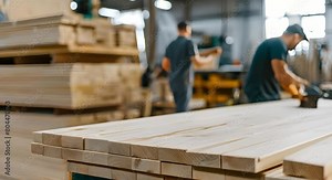 Utilization of Advanced Equipment in Furniture Factory for Customized Furniture Production. Concept Advanced Equipment, Furniture Factory, Customized Furniture, Production, Utilization