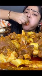 Maddy eats Big bite's spicy chicken biryani recipe mukbange