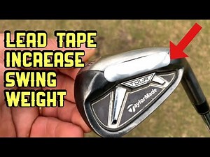 Lead Tape on your Irons | Change your Swingweight