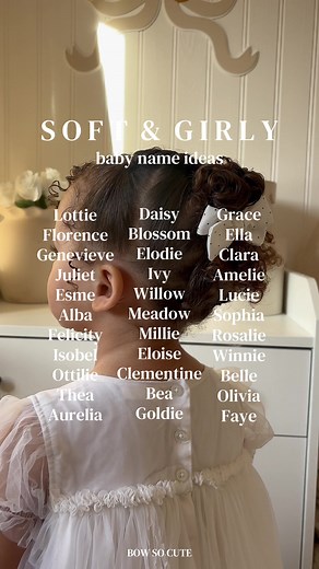 Cute and Whimsical Baby Girl Name Ideas