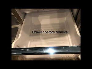How to remove a Samsung Chef Collection RF24J9960S4 freezer drawer