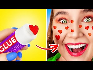 ずるいメイクハック 💄😜 バレずにおしゃれになるための変わった方法！123 GO! SCHOOLによるおもしろビューティーアドバイス