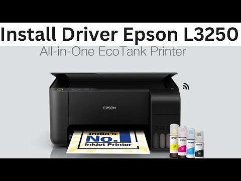 Epson L3250 Installation in Laptop | How to Download and Install Epson L3250 Printer Driver