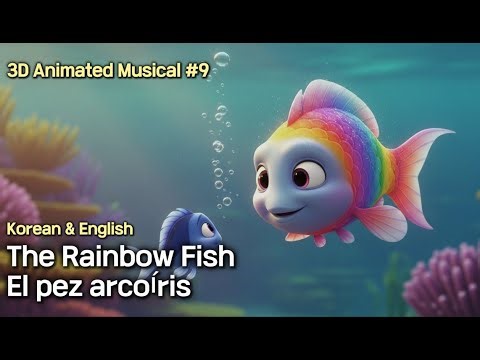 🐠 Popular Fairy Tale | The Rainbow Fish | El Pez Arcoíris | Spanish Songs for Kids | Ep.9
