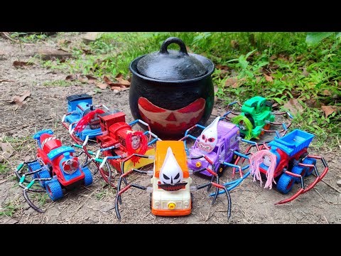 Bermain Kereta Api Hantu Laba-laba, Thomas And Friend Truk Olen, Kotak Misteri