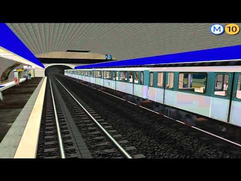 MSTS Metro Parisien - Ligne 10 - Gare d'Austerlitz - Boulogne Pont de Saint-Cloud