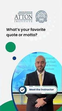 What's your favorite quote or motto?