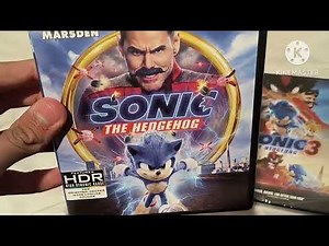 Sonic The Hedgehog 3 DVD Unboxing and Menu Walkthrough