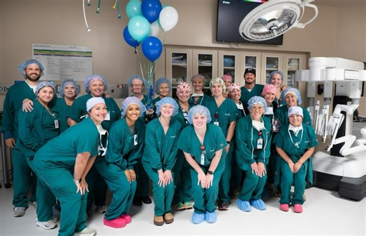 AdventHealth Redmond performs 1,000 th robotic surgery