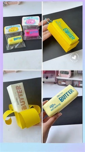 Viral 4 butter craft ideas #tonniartandcraft #homemadepapercraft #diy #craft #art #shorts #love