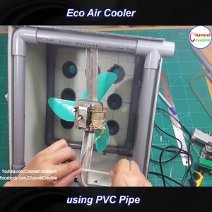 516K views · 1.9K reactions | Stay Cool During the Summer! Let's Make an Eco Air Cooler Using PVC Pipes | Creative Channel | Facebook