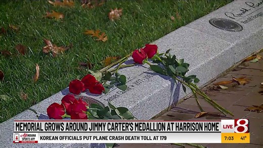 Benjamin Harrison Presidential Site honors Jimmy Carter