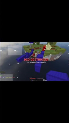 BEST TELLY BRIDGE RUSH IN BEDFIGHT ON PHONE💀 #minecraft #tellybridge #rush #pojavalauncher #phone