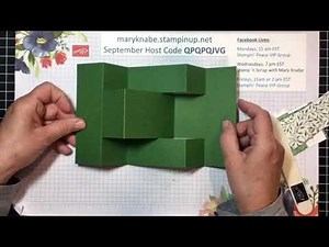 Tri Fold Shutter Card