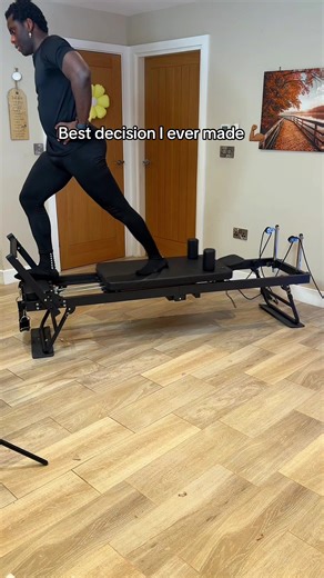 This Pilates reformer machine is currently on a huge discount. The build quality is amazing. Super solid 💪🏾 Stop wasting your money on expensive Pilates classes or gym memberships. I’m so glad I can do professional Pilates at home 💪🏾😍 #pilates #tiktokmademebuyit #mrtov #tovreviews #giftideas