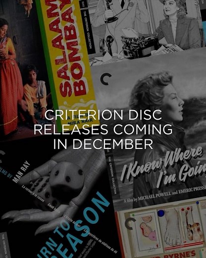 Coming to the Criterion Collection in December!
