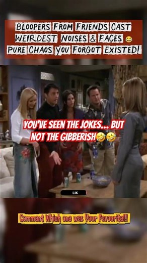 Friends Cast WEIRDEST Noises & Faces 😂 You’ll REPLAY This 10x! #friends #sitcom #bloopers
