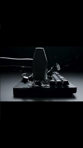 ASMR Keyboard Smash | Cinematic Destruction #shorts