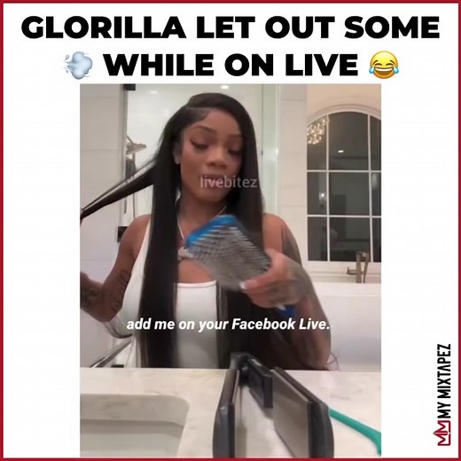 Glorilla couldn't believe she farted while on live 😂😂😂😂 #glorilla #cmgthelabel #yogotti #fnf #rgdaboxer #viral #fypシ #fyp #foryou #trending #lildurk #estgee