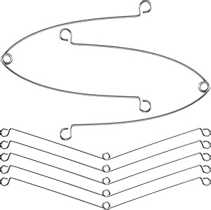 7Pcs Spring Clips for Recessed Light Fixtures, Metal Torsion Spring Clips, Spring Clip Replacements for Bathroom Fan, Ceiling Exhaust Fan, Shower Recessed Lighting Trim -Silver