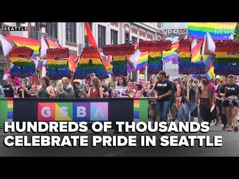 LGBTQIA2S+ community leads Seattle Pride Parade in march through downtown: 'Joy, justice, belonging'
