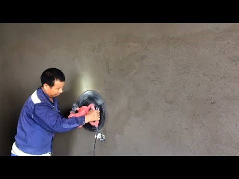 Modern Concrete Wall Grinding Machine To Increase Labor Productivity - Construction Technology