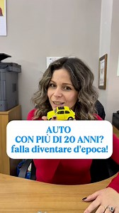 🚗 Auto con più di 20 anni? Potresti farla diventare auto d’epoca. I vantaggi sono tanti: ✔️ agevolazioni sul bollo auto ✔️ assicurazione storica più conveniente ⚠️ Attenzione però: non tutte possono diventarlo. Il veicolo deve avere telaio, motore, carrozzeria e interni originali, o comunque conformi a quelli di origine. Inoltre è necessaria l’iscrizione a un registro storico riconosciuto, come ASI o altri registri ufficiali. Se vuoi far diventare la tua auto d’epoca, ci pensiamo noi: ti seguia