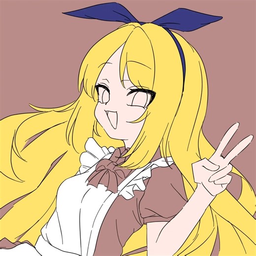 2時間で描いてみた#不思議の国のアリス #かいてみた #デジタルイラスト #art