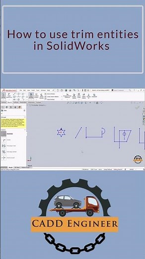 Master the Trim Command in SolidWorks | Quick Tip Tutorial