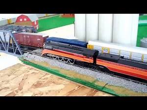 MTH HO scale Southern Pacific Daylight #4449 operated by MTH DCS Commander