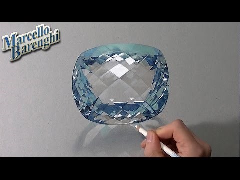 How to draw an aquamarine