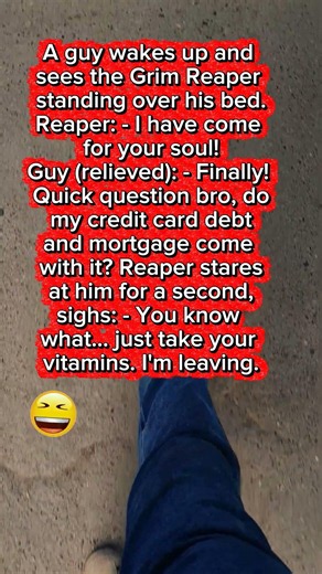 How to survive the Grim Reaper 😂#funny #joke #reels #shorts #comedy #laughter #trending