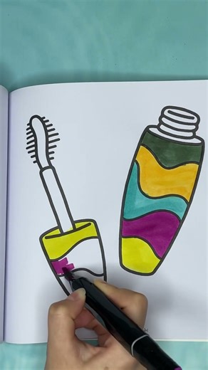 Bringing Art to Life – Coloring a Canvas with Calm and Creativity #art #drawing #coloring