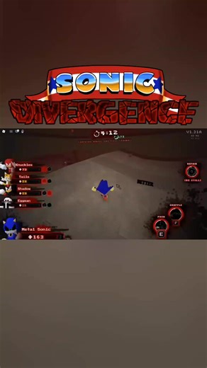 Metal Sonic Gameplay in Sonic EXE Divergence