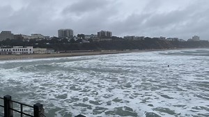 8.9K views · 107 reactions |  The weather outside is fightful today  This footage was taken a little earlier from Bournemouth Pier | Bournemouth Daily Echo | Facebook