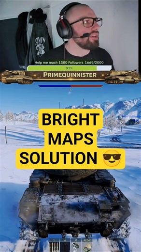 Game Was So Bright I Had To Wear Sunglasses 😭😎 #warthunder #warthundermoments #tanks