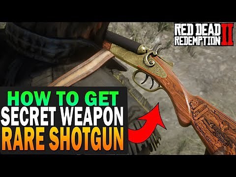Secret Weapon! How To Get The Rare Shotgun! Red Dead Redemption 2 Secret Items