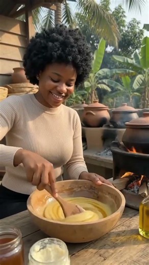 Honey, Shea Butter, Castor Oil 🌿✨ Stronger, healthier, and fuller hair naturally #viral #hairgrowth