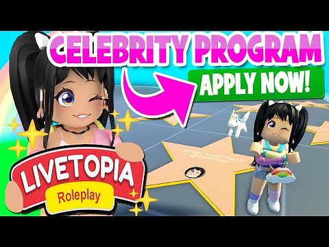 How To *BECOME A CELEBRITY* in LIVETOPIA Roleplay (roblox)