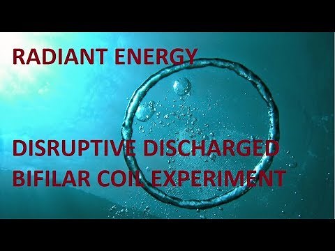 Radiant energy bifilar coil experiment