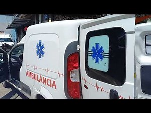 FIAT FIORINO HARD WORKING, 2019 AMBULÂNCIA, COMPLETA COM TODOS EQUIPAMENTOS.