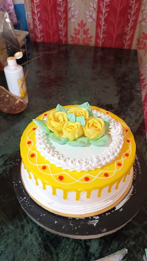 9.4K views · 68 reactions | Pineapple unique colourful cake  #pineapple cake #colorful cake #cake #video #viral | Dipu Bhai | Facebook
