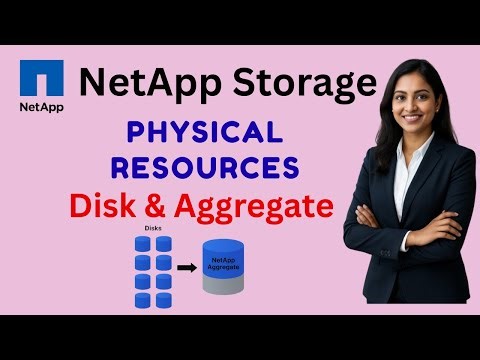 NetApp Storage Training || Physical Resources || Disk & Aggregate |#netapp #ontap #SANStorage