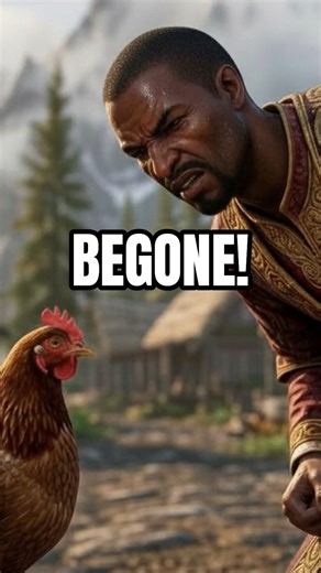 Nazeem vs The Chicken 🐔 | What If Skyrim #Shorts