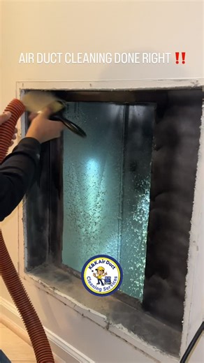 K&K Air Duct & Dryer Vent Cleaning on Instagram: "🔥 This is what “air duct cleaning” is supposed to look like. That dust you see flying? That’s years of buildup being pulled out of the system under negative HEPA pressure — not blown back into the home. We don’t vacuum the vents. We open the trunk line, agitate the walls, and extract everything so your HVAC system can breathe again. If your air smells dusty, triggers allergies, or your home never feels fresh — this is why. 📞 571-339-4265 📧 ser