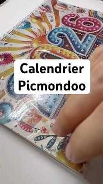 Calendrier au mois Janvier chez @picmondoo @PicmondooFrance -10% code ANNA #diamondpaintingfrance