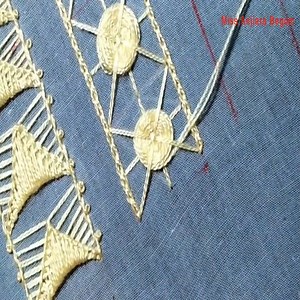 32K views · 110 reactions | #creativeborderdesigns #borderline #handmade #embroidered | Hand Embroidery Designs | Facebook