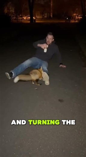 Fox suddenly attack a. man #animals #shorts